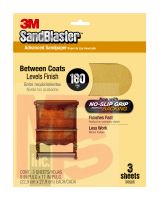 3M 20180-G SandBlaster Sandpaper with No-Slip Grip Backing 180-grit - Micro Parts & Supplies, Inc.