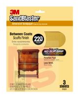 3M 20220-G SandBlaster Sandpaper with No-Slip Grip Backing 220-grit - Micro Parts & Supplies, Inc.