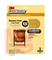 3M 20400-G SandBlaster Sandpaper with No-Slip Grip Backing 400-grit - Micro Parts & Supplies, Inc.