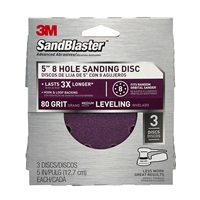 3M 9522SB-ES SandBlaster Sanding Discs 5 in x 8Hole 80 grit - Micro Parts & Supplies, Inc.