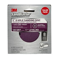 3M 99622SB-ES SandBlaster Sanding Discs 5in x 8Hole 80 grit - Micro Parts & Supplies, Inc.