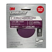 3M 99623SB-ES SandBlaster Sanding Discs 5 in x 8Hole 120 grit - Micro Parts & Supplies, Inc.