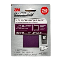 3M 99664SB-ES SandBlaster Palm Sander Sheets 4.5 in x 5.5 in 120 grit - Micro Parts & Supplies, Inc.