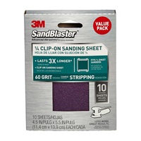 3M 99660SB-ES SandBlaster Palm Sander Sheets 4.5 in x 5.5 in 60 grit - Micro Parts & Supplies, Inc.