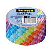 3M Scotch(R) Duct Tape 910-MMD-C, 1.88 in x 10 yd (48 mm x 9,14 m), Rainbow Scales