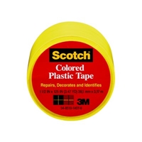 3M 191YL Scotch Colored Plastic Tape  1.5 in x 125 in  - Micro Parts & Supplies, Inc.