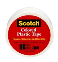 3M 191WT Scotch Colored Plastic Tape  1.5 in x 125 in  - Micro Parts & Supplies, Inc.