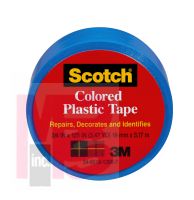 3M Scotch Colored Plastic Tape 191BL  1.5 in x 125 in (38.1 mm x 3.17 m)