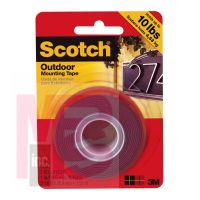 3M 411P Scotch Outdoor Mounting Tape  1 in x 5 ft - Micro Parts & Supplies, Inc.