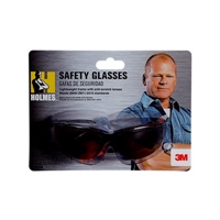 3M 90206-80025H Holmes Workwear(TM) Safety Glasses Black Frame/Dark Lens with CSS - Micro Parts & Supplies, Inc.