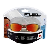 3M 90987-80025 Fuel Sport High Performance Safety Eyewear Titanium Frame/Red Mirror Lens - Micro Parts & Supplies, Inc.