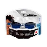 3M 90988-80025 Fuel Sport High Performance Safety Eyewear Silver Frame/Blue Mirror Lens - Micro Parts & Supplies, Inc.