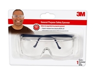 3M 90780-80025P General Purpose Safety Glasses Black Frame/Clear Lens - Micro Parts & Supplies, Inc.