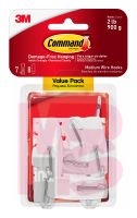 3M Command Medium Wire Toggle Hook Value Pack 17065-VPES 12 per case