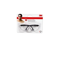 3M 90970-00001 Performance Safety Eyewear Black Frame/Clear Lenses - Micro Parts & Supplies, Inc.