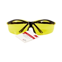 3M 90959-00002 Performance Safety Eyewear Black Frame/Yellow Lens - Micro Parts & Supplies, Inc.