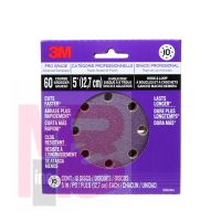 3M Pro Grade Sanding Discs  88521NA-9-B 5 in X 8 Hole 60 grit 10/pack 3 packs/inner 3 inners/case