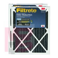 3M Filtrete Allergen Defense Odor Reduction Filter AOR03-2PK-6E  MPR 1200 20 in x 25 in x 1 in (50.8 cm x 63.5 cm x 2.5 cm).8 cm x 63.5 cm x 2.5 cm) 2/pk