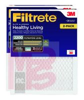 3M Filtrete Elite Allergen Reduction Filter EA02-2PK-6E  MPR 2200 20 in x 20 in x 1 in (50.8 cm x 50.8 cm x 2.5 cm) 2/pk