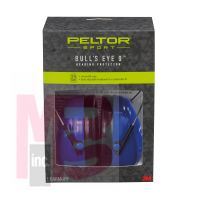 3M 97007-6C Peltor Sport Bull's Eye 9 Earmuffs  Blue - Micro Parts & Supplies, Inc.