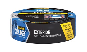 3M ScotchBlue Painter's Tape for Exterior Surfaces 2097-36EC 1.41 in x 45 yd (36 mm x 41.1 m) 16 per case