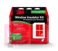 3M Outdoor Window Insulator Kit 2170 W-6 Two Pack