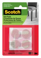 3M Scotch Felt Pads Beige Round SP848-NA  1 inch