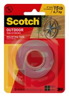 3M Scotch Outdoor Mounting Tape 411DC-SF  1 in x 60 in (25.4 mm x 1.52 m)