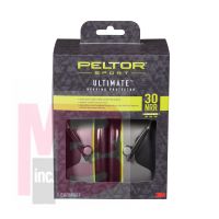 3M Peltor Sport Ultimate Hearing Protector  97042-PEL-6C 30 NRR Black/Gray