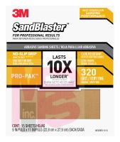 3M SandBlaster Sandpaper 30320ES-15-G  9 in x 11 in (228mm x 279mm)  15 sheets/pack