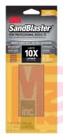 3M SandBlaster Sandpaper with NO-SLIP GRIP Backing 11320-G-6  3-2/3 in x 9 in  320 grit  6 sheets/pk