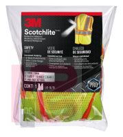 3M Reflective Construction Safety Vest  Class 2 Two-Tone 94620-80030-PS Hi-Viz Yellow 5/case