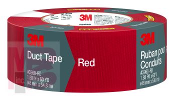 3M Red Duct Tape 3960-RD 1.88 in x 60 yd (48 mm x 54,8 m)