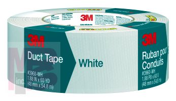 3M White Duct Tape 3960-WH 1.88 in x 60 yd (48 mm x 54,8 m)