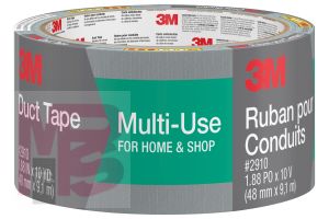 3M Multi-Use Duct Tape 2910-C 1.88 in x 10 yd (480 mm x 91 m) 12 rls/cs