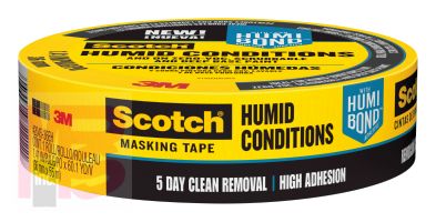 3M Scotch Masking Tape for Humid Conditions  1.41 in x 60.1 yd (36 mm x 55 m)