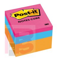 3M Post-it Notes Cube  2051-N  1 7/8 in x 1 7/8 in (47.6 mm x 47.6 mm)  400 sheets