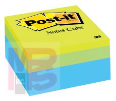 3M Post-it Notes Cube  2054-PP  3 in x 3 in (76 mm x 76 mm)  400 sheets