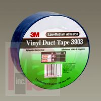 3M Vinyl Duct Tape 3903 Black 2 in x 50 yd  24 rolls per case Conveniently Packaged