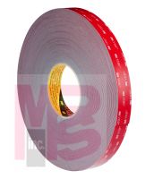 3M VHB Tape GPH-110GF  Gray 1/2 in x 36 yd 18 rolls per case