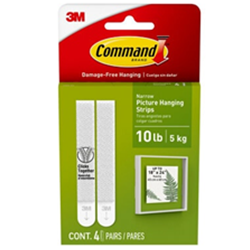 3M Command Narrow Picture Hanging Strips 17207-ES