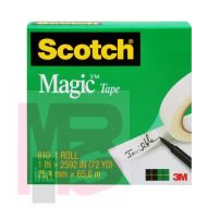 3M 810 Scotch Magic Tape 1 in x 1296 in Boxed - Micro Parts & Supplies, Inc.