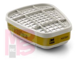 3M 6006 Multi Acid Gas/Organic Vapor Cartridge Respiratory Protection - Micro Parts & Supplies, Inc.