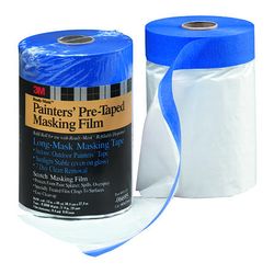 3M PT2090-35 Hand-Masker Pre-Taped Plastic Drop Cloth  - Micro Parts & Supplies, Inc.