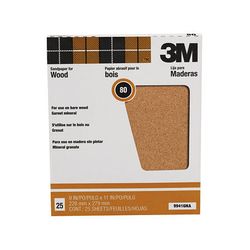 3M 99416 Pro-Pak Garnet Sanding Sheets 9 in x 11 in 80D grit - Micro Parts & Supplies, Inc.