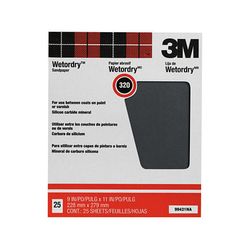 3M 99421 Pro-Pak Wetordry Between Finish Coats Sanding Sheets 9 in x 11 in 320A grit - Micro Parts & Supplies, Inc.