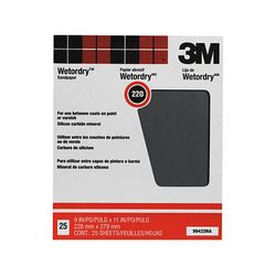 3M 99422 Pro-Pak Wetordry Sanding Sheets 9 in x 11 in 220A grit - Micro Parts & Supplies, Inc.