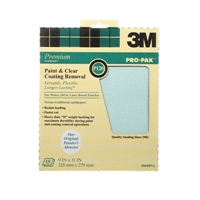 3M 88608NA Pro-Pak Sandpaper Paint and Varnish Removal 9 in x 11 in P120D grit - Micro Parts & Supplies, Inc.