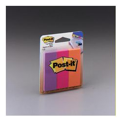 3M 5221 Post-it Page Markers 1 in x 3 in Asst Ultra: Fuchsia/Grape/Neon Orange - Micro Parts & Supplies, Inc.