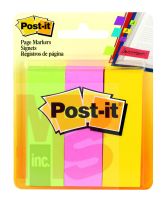 3M 5487 Post-it Page Markers 7/8 in x 2-7/8 in Neon 100sht/pd - Micro Parts & Supplies, Inc.